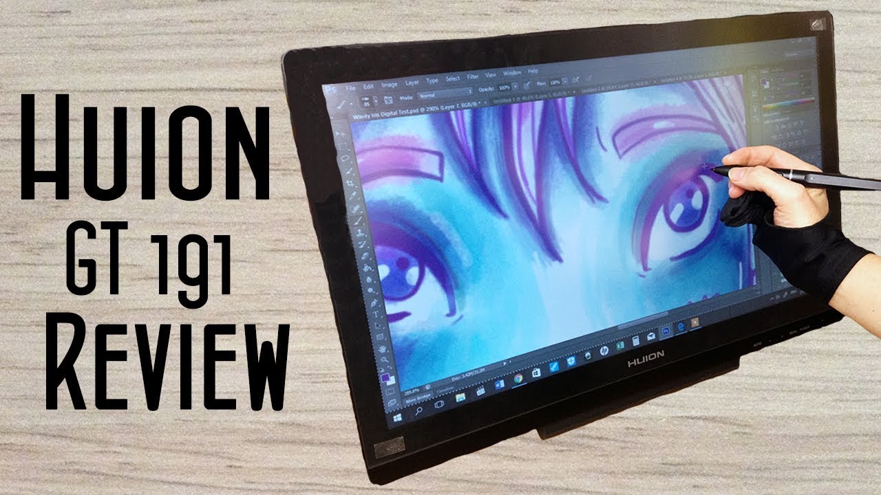 Review, Demo and Set Up of the Huion Kamvas GT 191 Graphics Pen