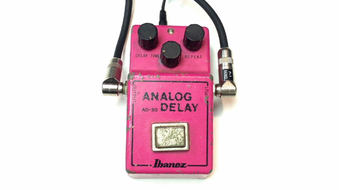 Maxon AD-80 Analog Delay - 70年代後半に発売されたアナログ