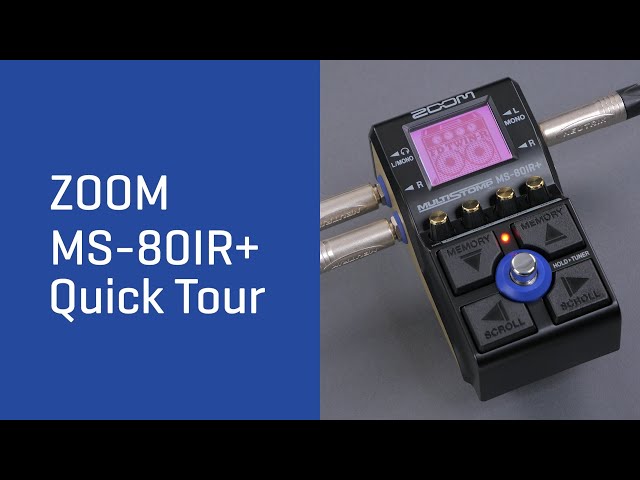 ZOOM MS-80IR+ Quick Tour - YouTube