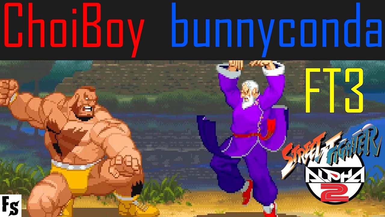 Street Fighter Alpha 2 - ChoiBoy [Zangief] vs bunnyconda [Gen