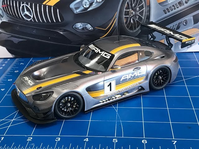 Building the Tamiya 1/24 Mercedes AMG GT3 Step by step - YouTube