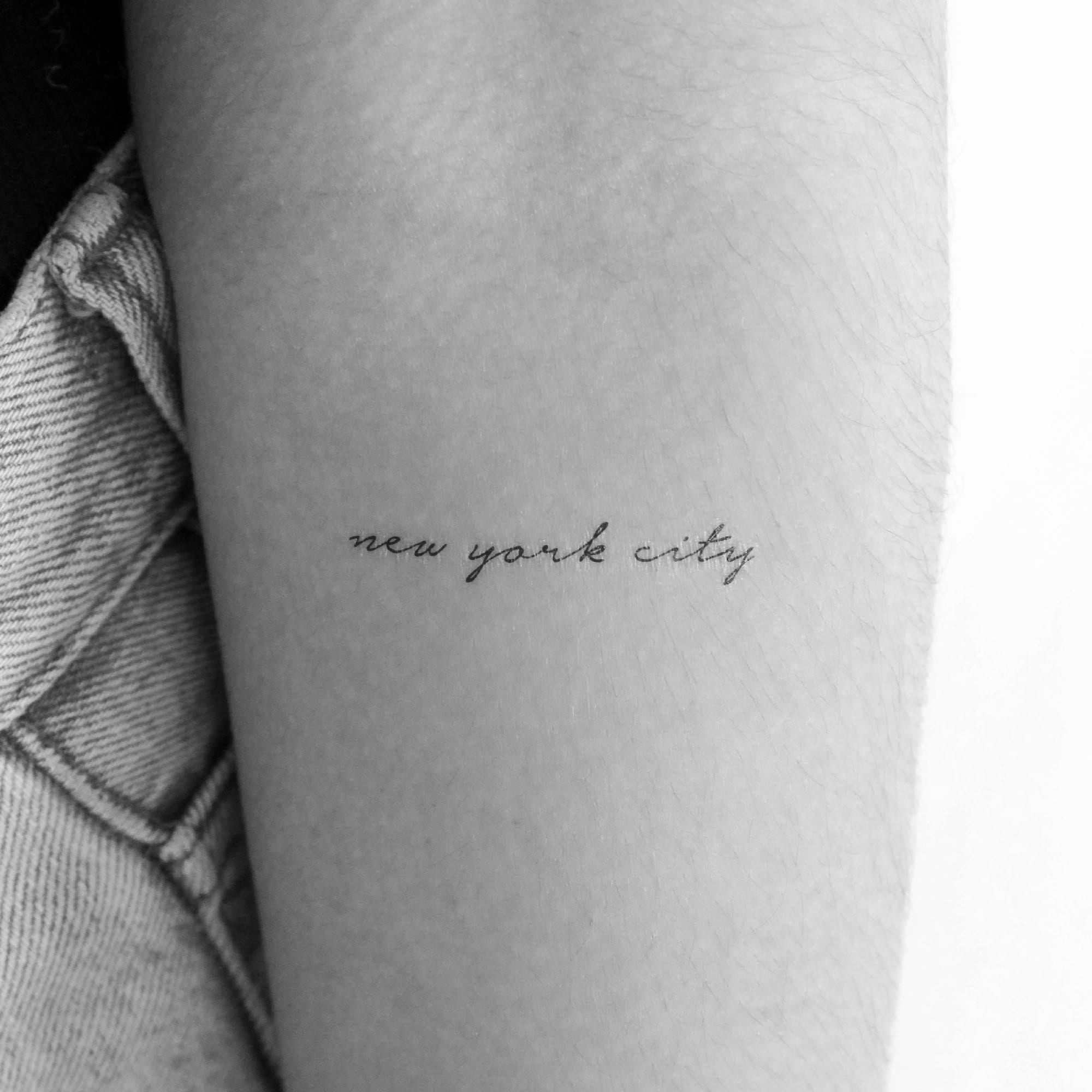 New York City Temporary Tattoo (set of 3) - Etsy