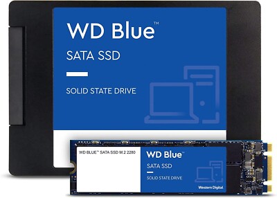 Western Digital 250GB WD Blue 3D NAND Internal PC SSD - SATA III 6