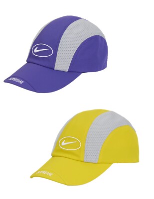 Supreme Nike Running Hat Camp Cap Yellow Size Adjustable | eBay