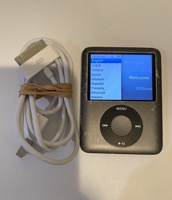 Apple iPod Nano 3rd Generation 8GB - Black - Works Great | eBay