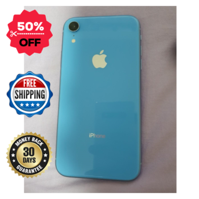 Apple iPhone XR 64GB Unlocked Verizon T-Mobile Black Blue Red 12MP