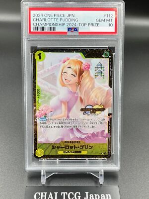 PSA 10 Charlotte Pudding OP03-112 Championship 2024 ONE PIECE Card