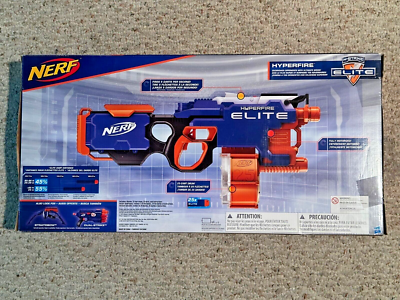 NERF Hyperfire N-strike Elite Motorized Dart Blaster NEW IN BOX | eBay