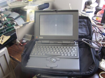 Apple macintosh PowerBook 145B with bag - Estate Sale SOLD AS IS