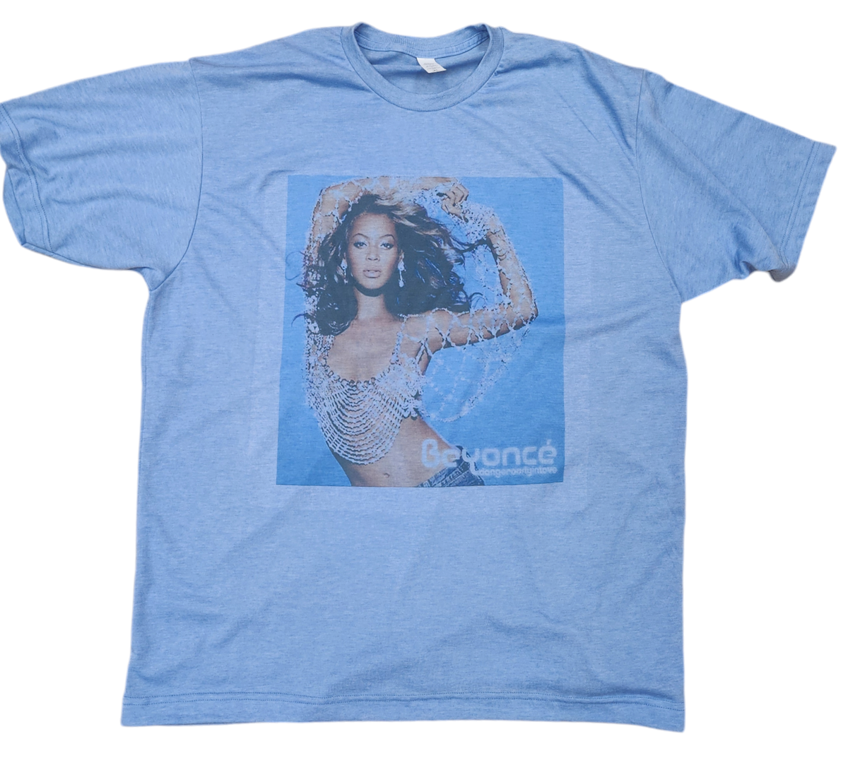 Beyonce dangerously in love T-shirt vintage blue color | eBay
