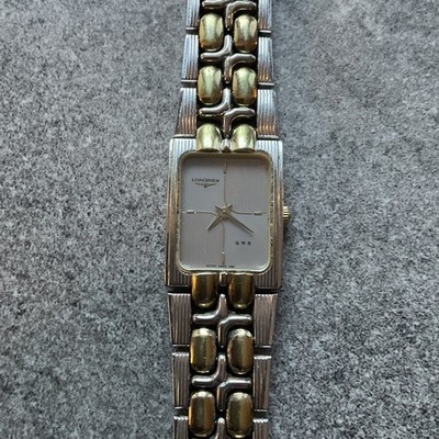 Longines QWR Women's Swiss Made Watch 17mm Two Tone Case & Band
