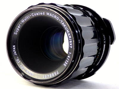 Pentax Super Multi Coated Macro TAKUMAR 6x7 135mm f4 MF Lens 67