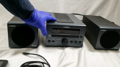 SEE VIDEO WORKS Yamaha CRX-140 CD Receiver Shelf Stereo Radio