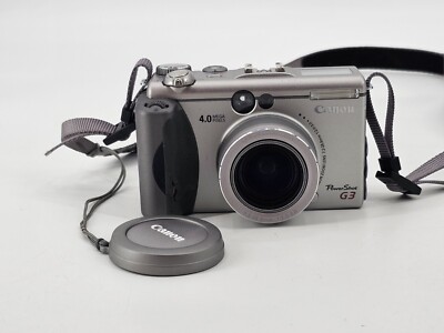 Canon PowerShot G3 4.0MP Digital Camera - Silver (Camera Only) | eBay