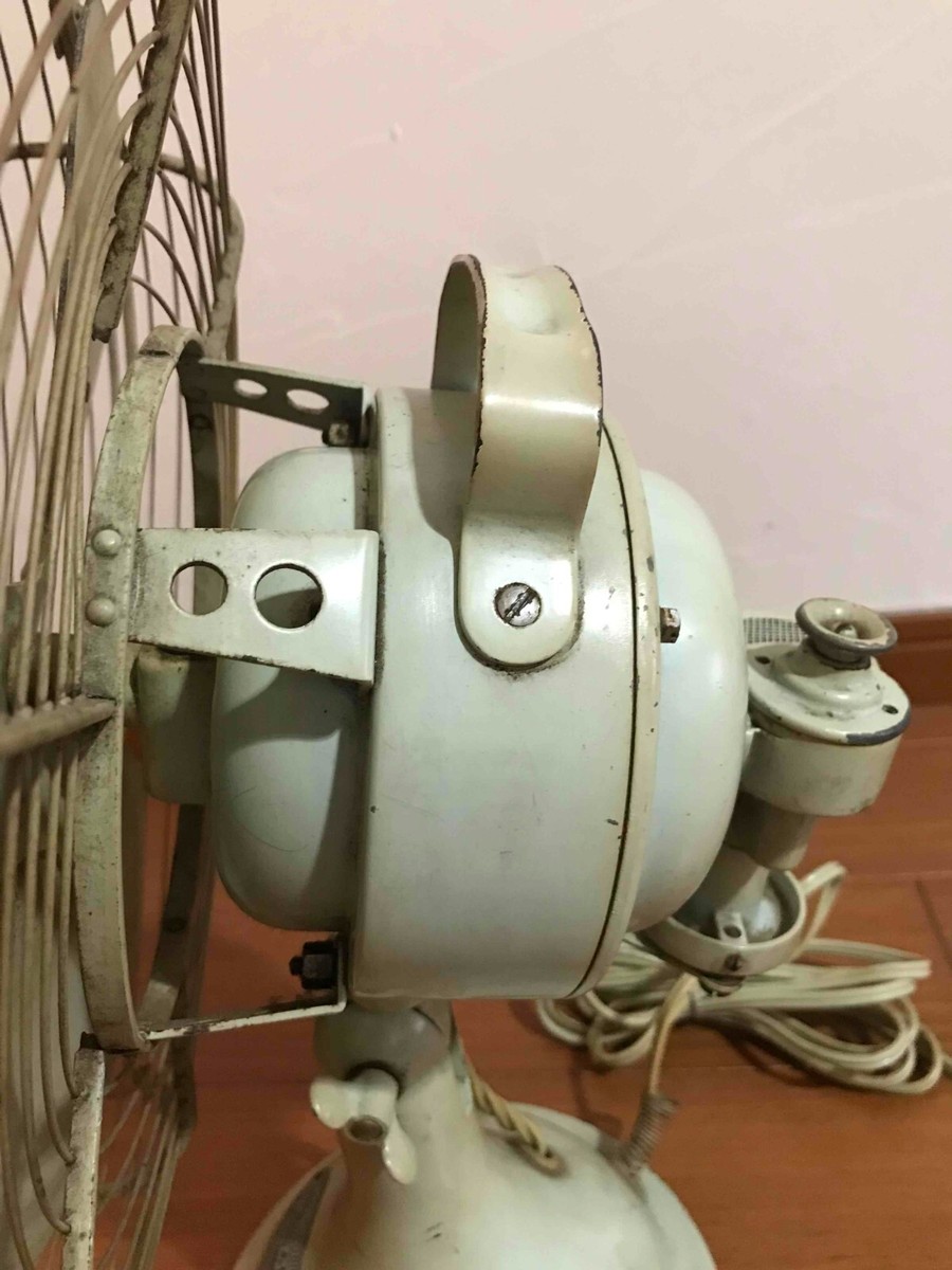 Old Mitsubishi electoric fan Moving confirmed Antique Made in