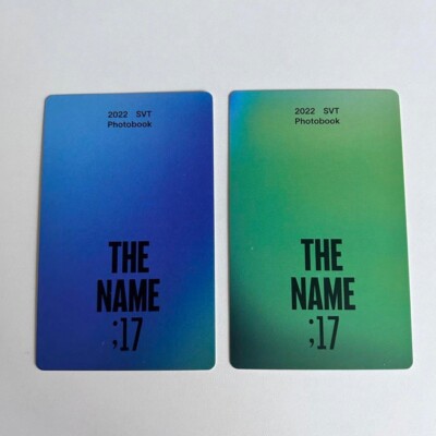 SEVENTEEN 2022 THE NAME 17 MINGYU Official Photobook Photocard