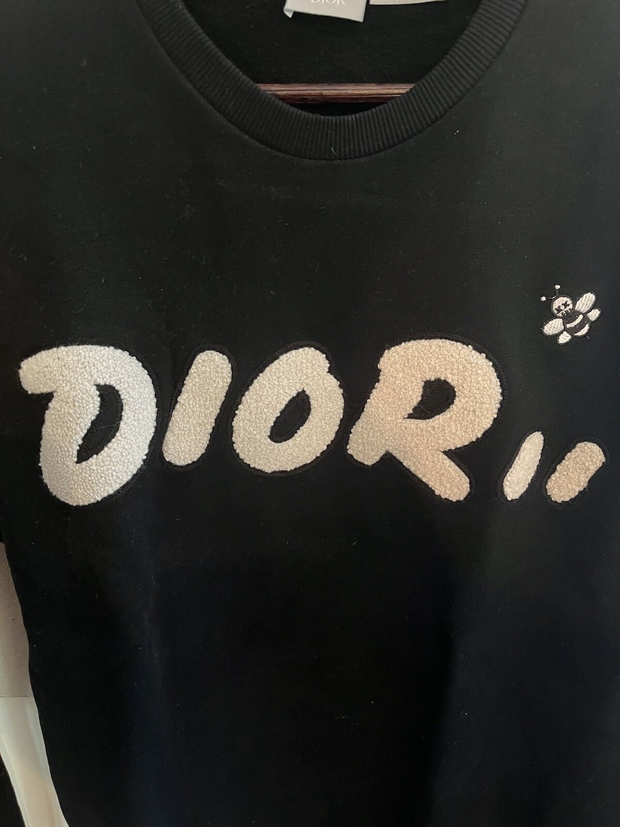 Dior Kaws Logo Sweatshirt Small Black | eBay