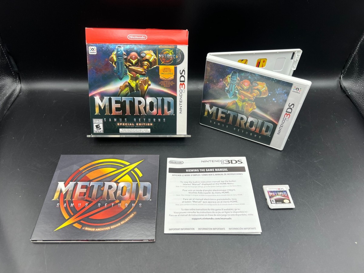 Metroid Samus Returns Special Edition Nintendo 3DS Complete in Box
