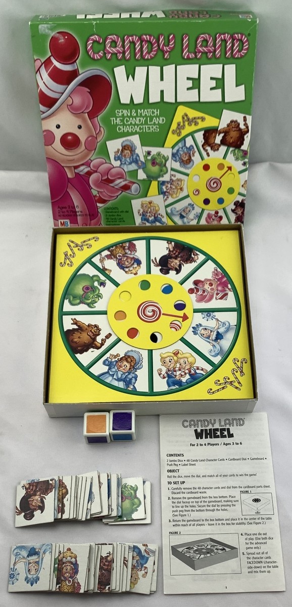 2002 Candy Land Wheel Game by Milton Bradley Complete in Great