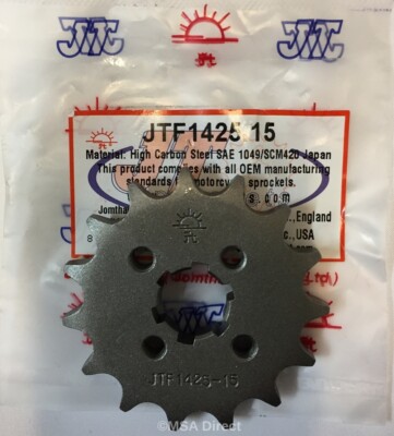 JT 15 Tooth FRONT Sprocket Fits SUZUKI GSXR125 / GXS-S125 (2017 to
