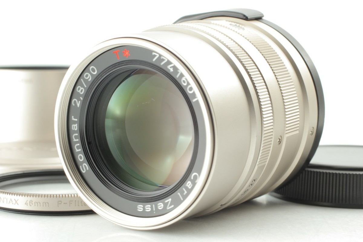 Near Mint+】Contax Carl Zeiss Sonnar T* 90mm F/2.8 Lens for G1 G2