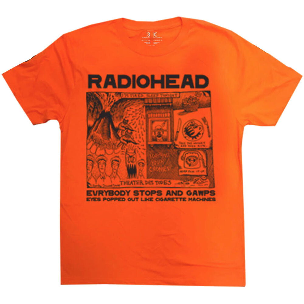 Radiohead - Gawps - Orange 100% Organic Cotton t-shirt | eBay