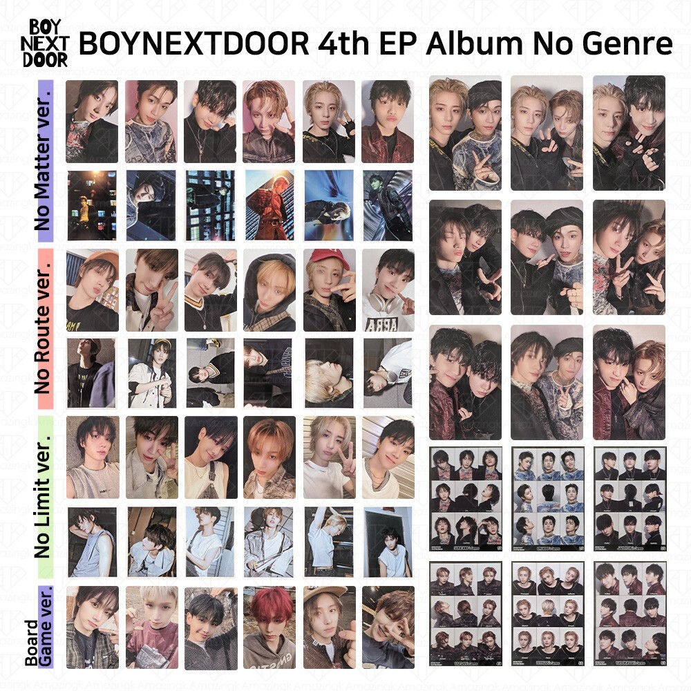 BOYNEXTDOOR 4th EP NO GENRE Photobook BoardGame ver. Official