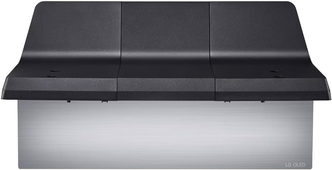 LG Gray TV Stand & Back Cover for 77