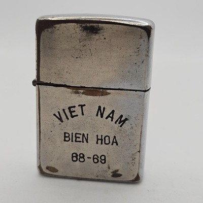 Vietnam ZIPPO 1967 Rare Vietnam Zonk Hand Engraved Used | eBay