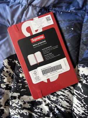 Supreme®/Moleskine® NotebookStyle: Red New FW24 | eBay
