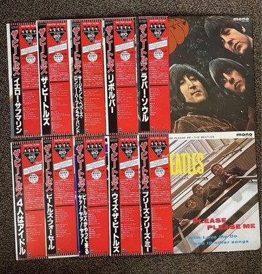 The Beatles Mono Box 11 LP Set Red Wax Rare Booklet Used from