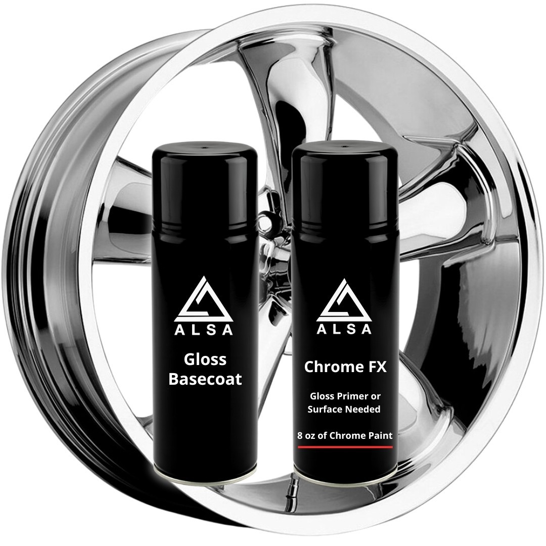 Alsa New Easy Chrome - Chrome FX - Spray Can Kit - 15 ft of Chrome