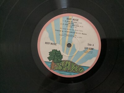 Roxy Music - Roxy Music - Original UK Gatefold LP - Island Pink