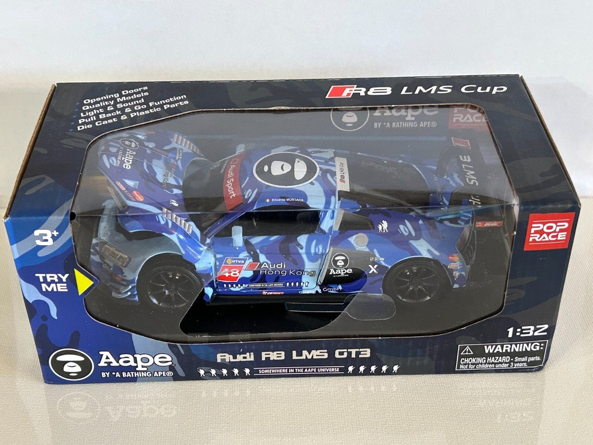 RMZ Hobby Audi R8 LMS GT3 #48 AAPE Blue Camo Diecast Car 1:32