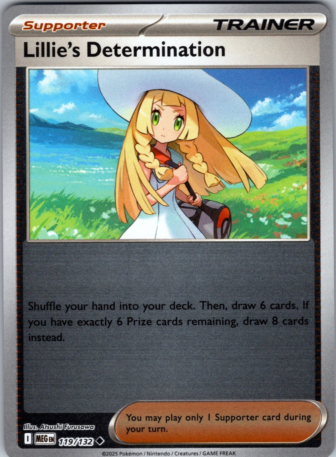 Lillie's Determination 2025 Mega Evolution #119/132 Reverse Holo