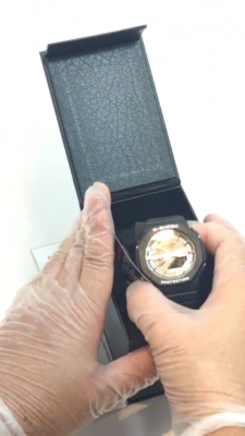 CASIO G-SHOCK GA-2100SB-1AJF Silver Carbon Core Digital Men's