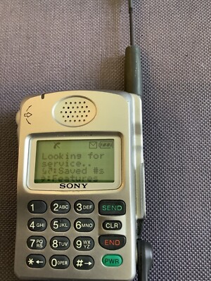 COLLECTIBLE Sony CM-Z200 D-Wave Zuma 1997 Cell Phone CDMA 800