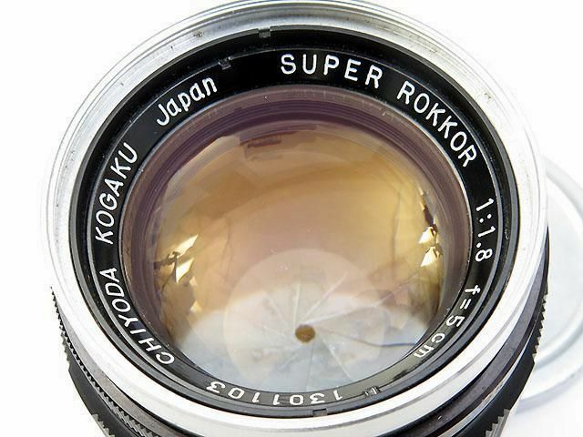 Chiyoda Kogaku Super Rokkor 5cm F1.8 Standard Prime Lens for L39