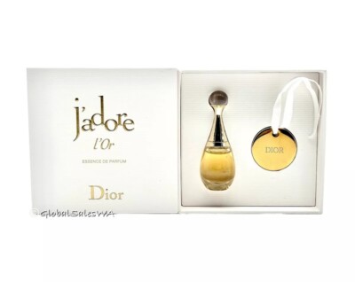 Dior J'adore L'Or Mini Essence de Parfum 0.12 Oz Ceramic Ornament