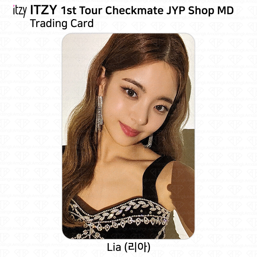 ITZY 1st Tour Checkmate Official MD Trading card Photocard JYP