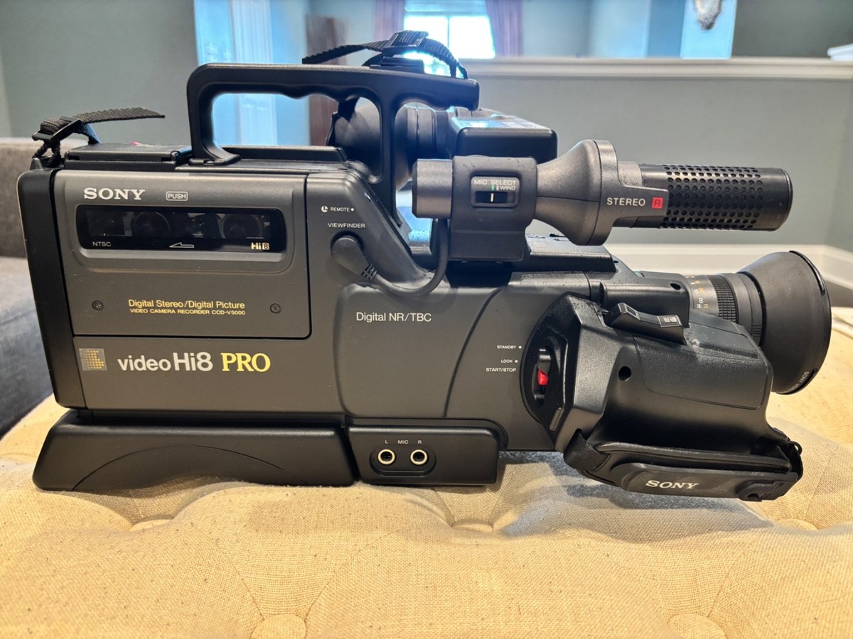 Sony CCD-V5000 Hi8 Video Camera Recorder Pro Camcorder w/ Case | eBay