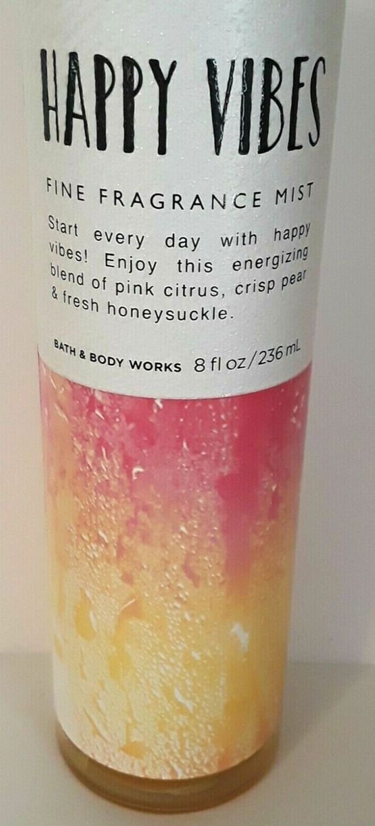 Bath & Body Works Happy Vibes Fragrance Mist 8oz Original New | eBay