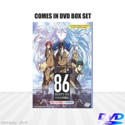 DVD 86 EIGHTY-SIX Vol.1-23 END 4 Special English Dubbed All Region