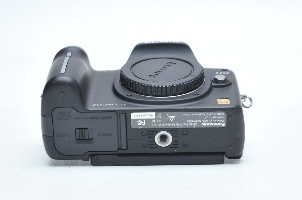 Panasonic Lumix DMC-G2 12.1MP Mirrorless MFT M43 Digital Camera