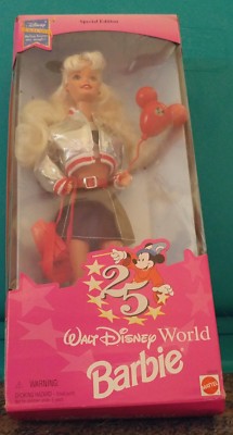 Walt Disney World' 25th Anniversary Barbie. Special Edition. NRFB