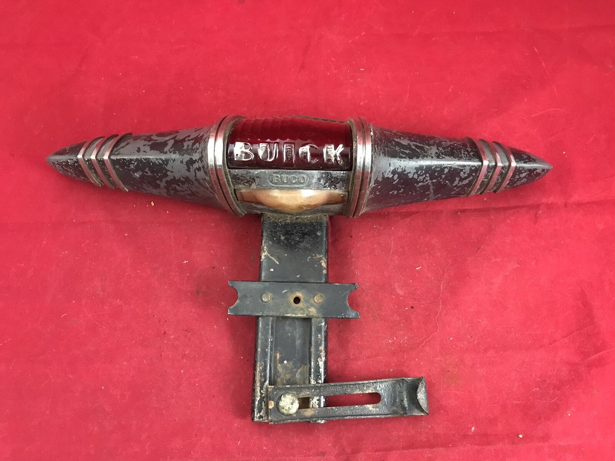 1937 Buick Tail Light License Plate Bracket And Light | Genuine