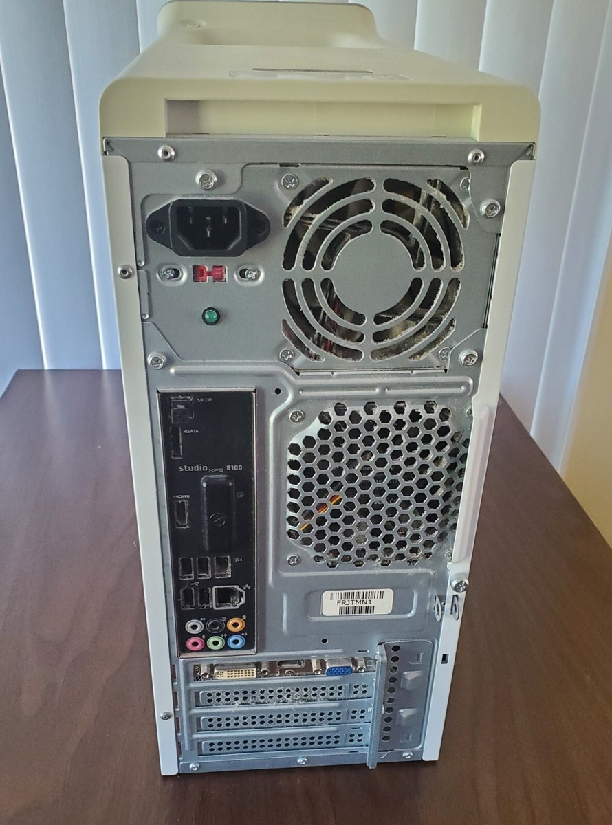 Dell Studio XPS 8100 Intel i7-870, 12GB RAM, 1 TB HD, Windows 10