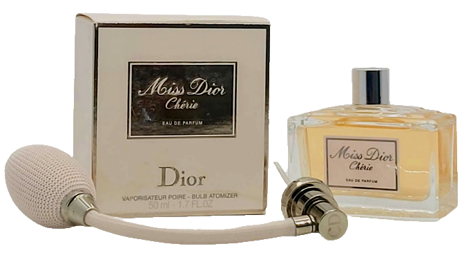 ❤️MISS DIOR CHERIE,luxury edition,bulb atomizer,1.70z50ml.EDP