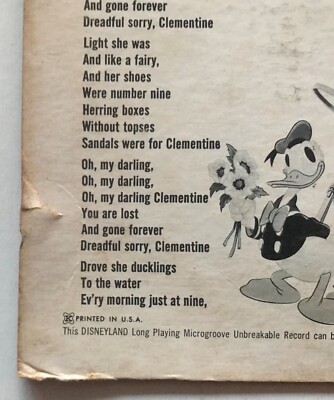 Walt Disney's Donald Duck & His Friends - 1960 - Vinyl LP | eBay