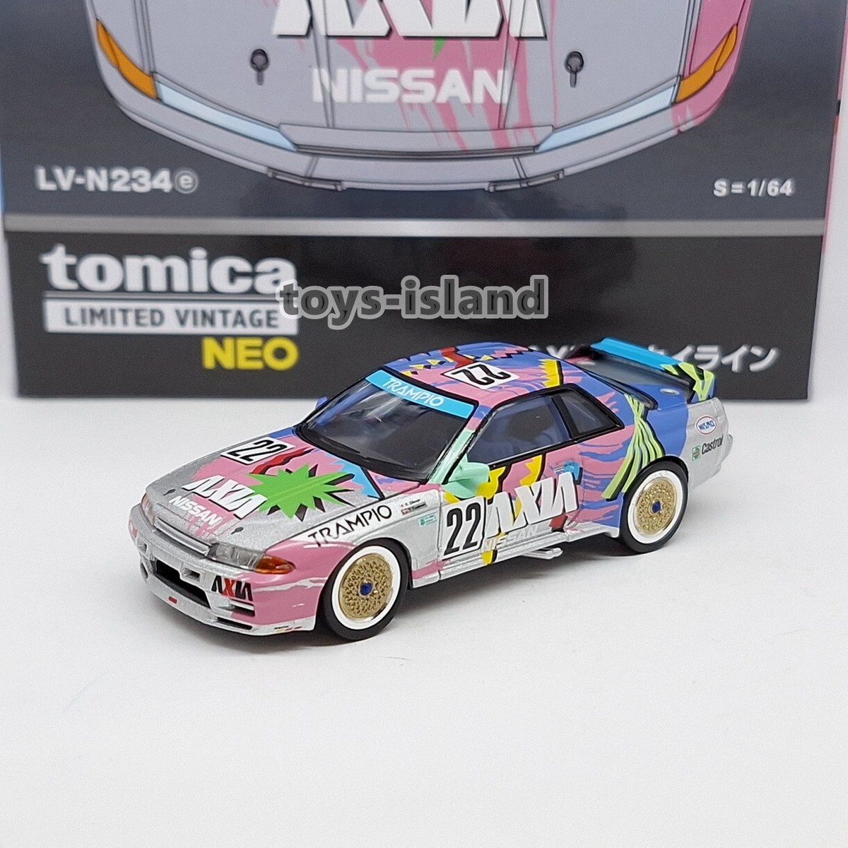 TOMICA LIMITED VINTAGE Neo LV-N234e AXIA NISSAN Skyline GT-R R32